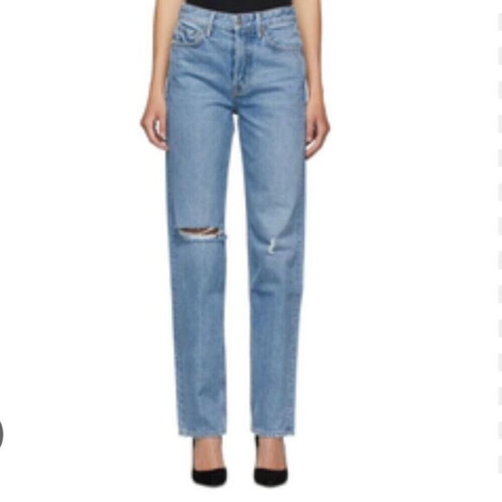 GRLFRND Mica Lightly Distressed Jeans